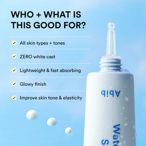 Watery hyaluron sunscreen Moisture tube