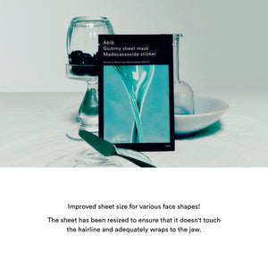 Gummy Sheet Mask Madecassoside Sticker(10 sheets)