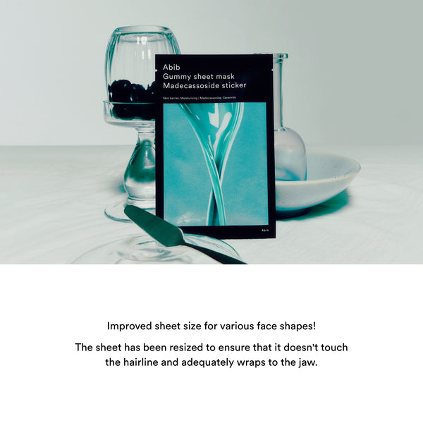 Gummy Sheet Mask Madecassoside Sticker(10 sheets)