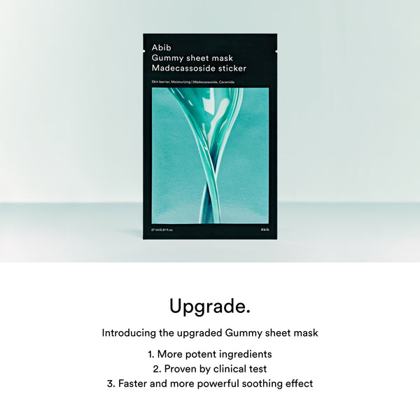 Gummy Sheet Mask Madecassoside Sticker(10 sheets)