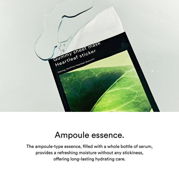 Gummy Sheet Mask Heartleaf Sticker(10 sheets)