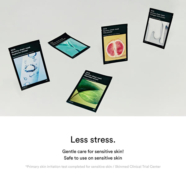 Gummy Sheet Mask Heartleaf Sticker(10 sheets)