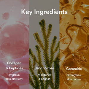 Collagen gel mask Jericho rose jelly