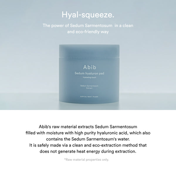 Sedum Hyaluron Pad Hydrating Touch