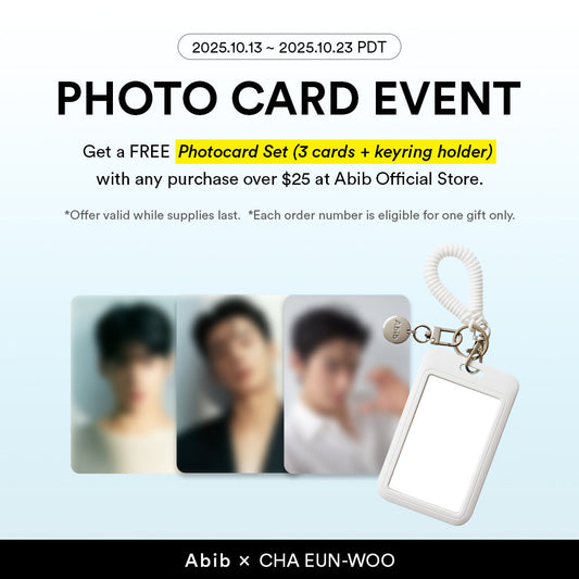 Eunwoo x Abib Photocard Event
