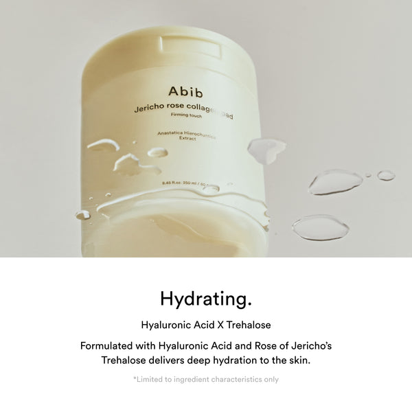 Jericho rose non-animal collagen pad firming touch