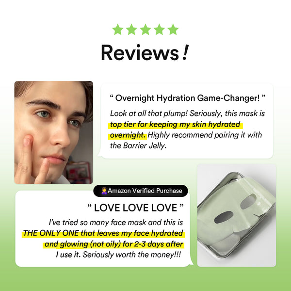 Collagen gel mask Heartleaf jelly