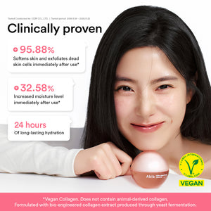 PDRN Vegan Collagen lip mask Glazed jelly