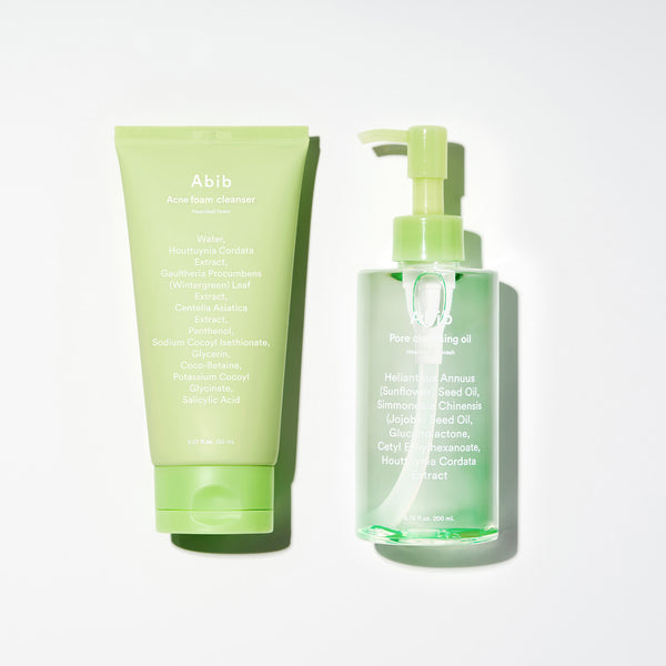 Heartleaf Double cleansing Duo
