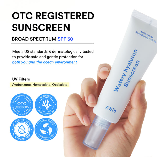 Watery hyaluron sunscreen Moisture tube