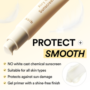 Airy clear sunscreen gel Smoothing tube