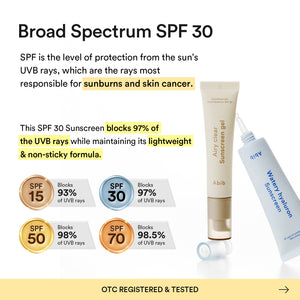 Airy clear sunscreen gel Smoothing tube