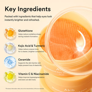 Glutathione kojic acid eye patch Vita jelly